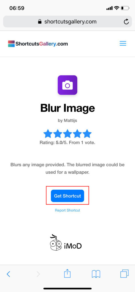 Blur Image Shortcut By Shortcut Gallary 1