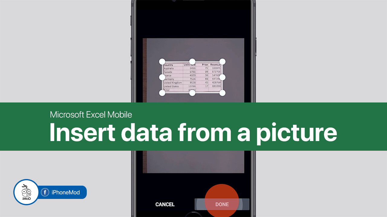 แอป Microsoft Excel อัปเดตเพิ่มฟีเจอร์ถ่ายรูปเอกสารแปลงเป็นตารางอัตโนมัติ