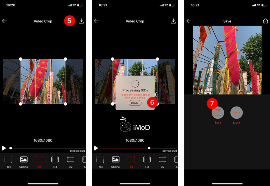 How To Crop Video By Video Crop App Iphone Ipad 3