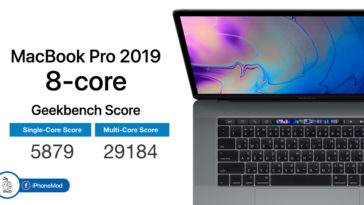 Macbook Pro 2019 8 Core Geekbench Score