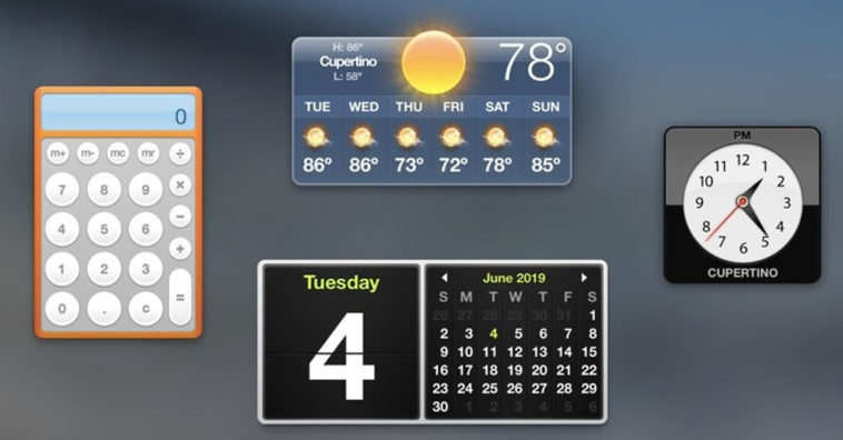 Apple Drop Dashboard Macos Catalina