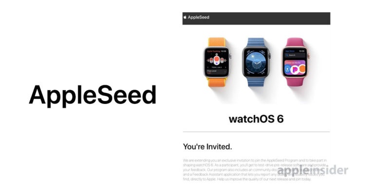 Appleseed Invitation Watchos 6 Beta Testing