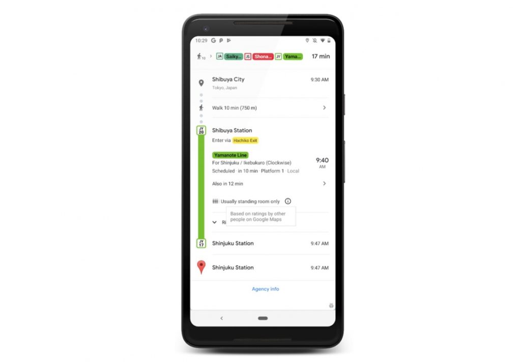 Google Maps New Feature Show Delay Bus Real Time 1