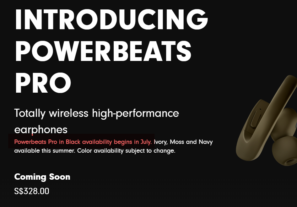 Powerbeats Pro July Release Date Europe Asia Img 1