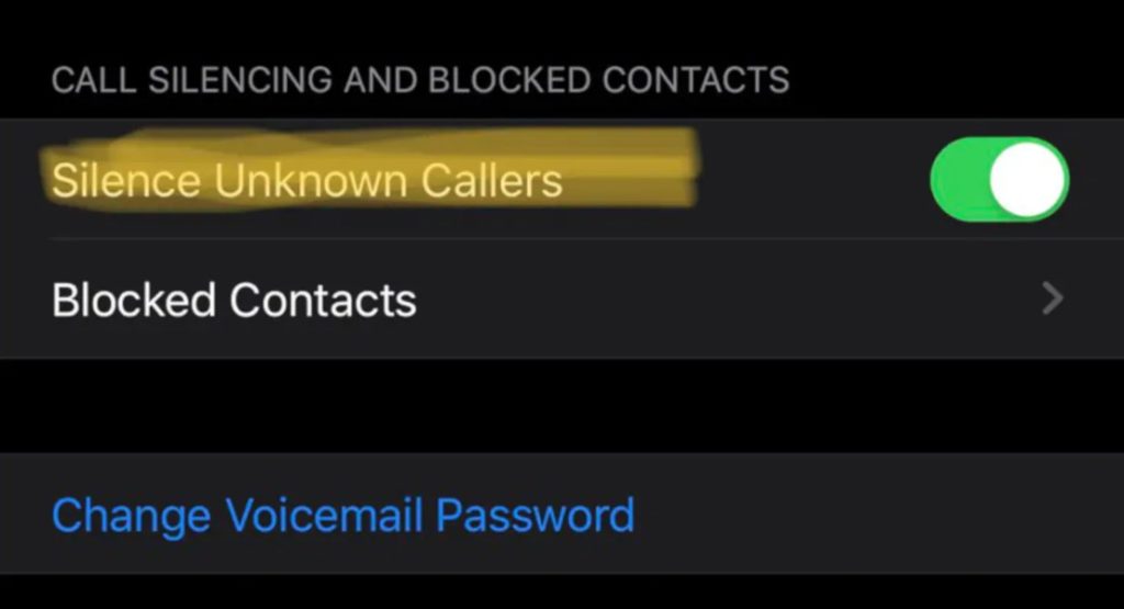 Silence Unknown Callers New Feature Ios 13 1