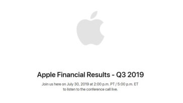 Apple Earnings Release Q3 2019 Date