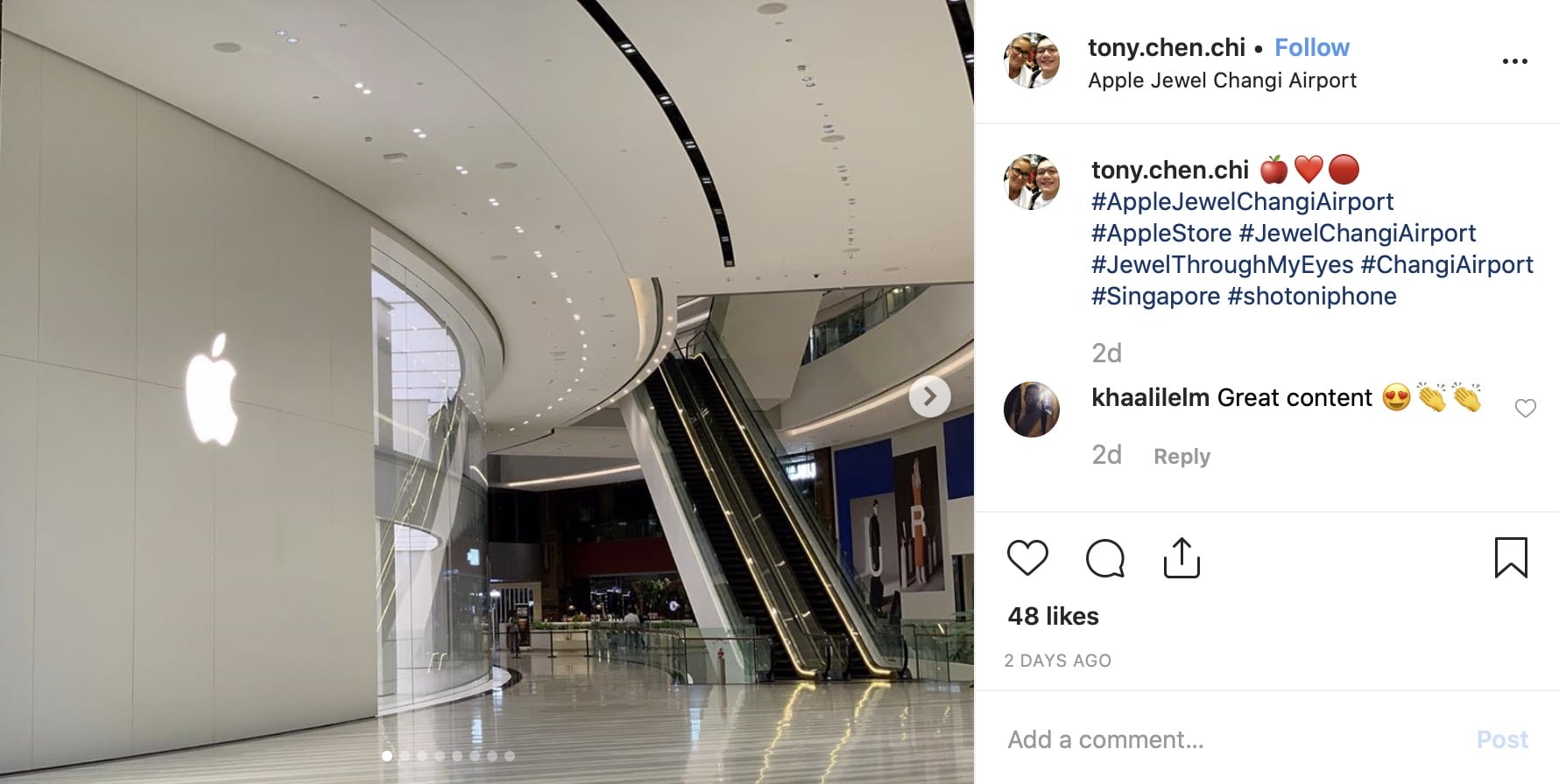 Apple Jewel Changi Airport 3