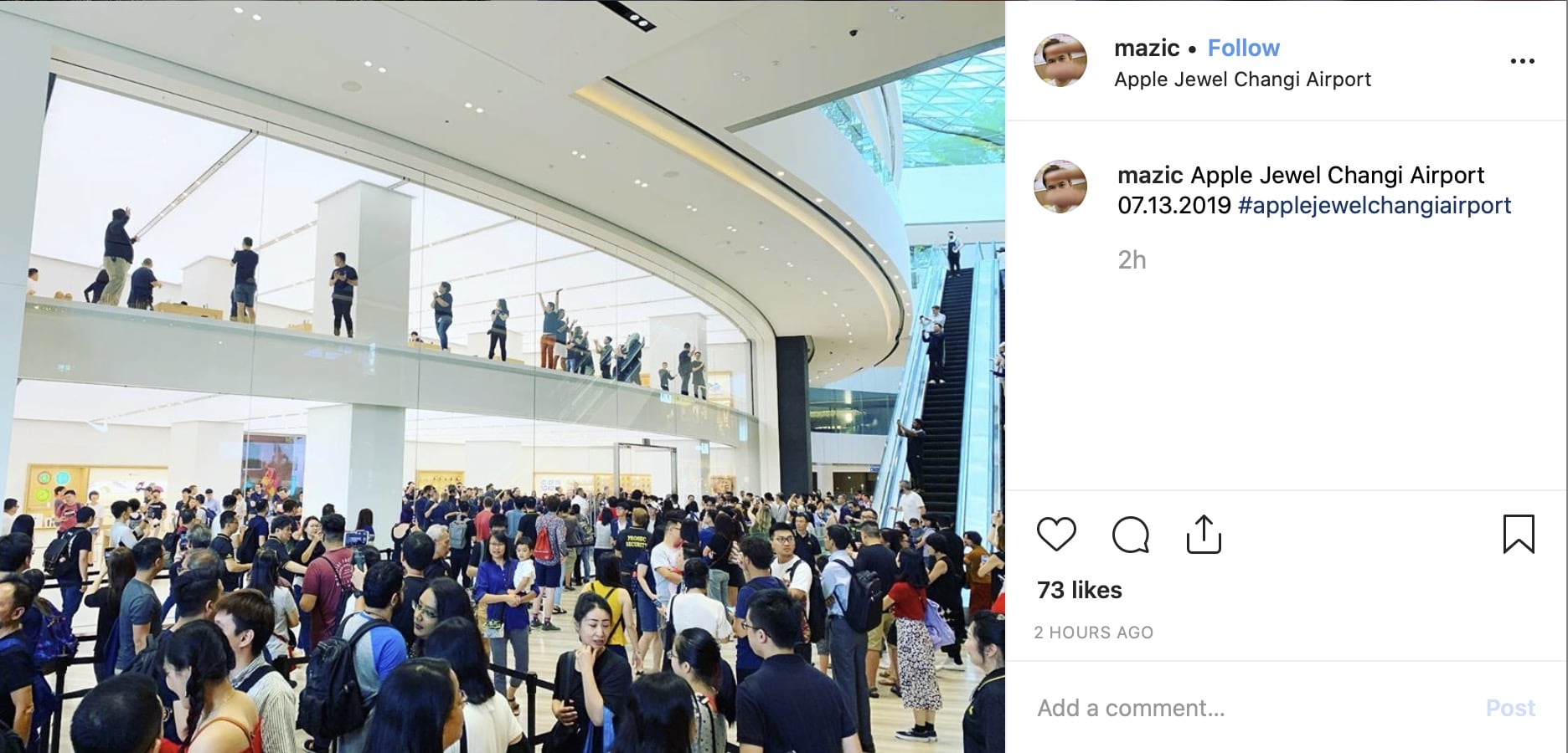 Apple Jewel Changi Airport 4