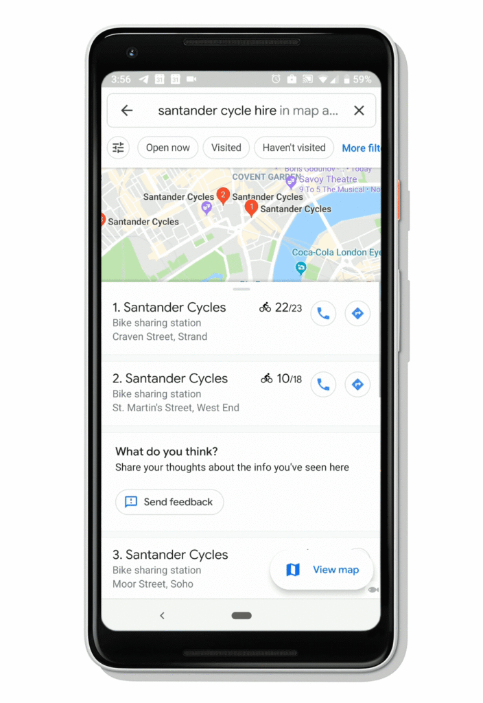 Google Maps Can Show Bike Sharing Station And Balance 1