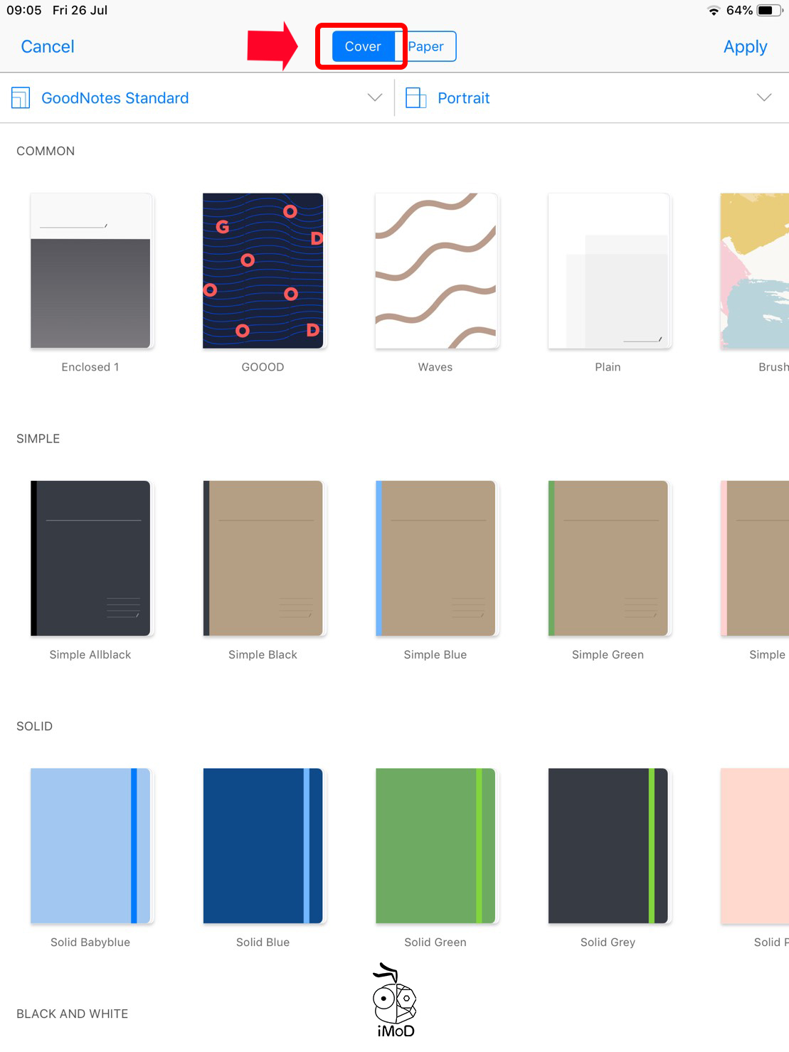 How To Change Cover Goodnotes 03