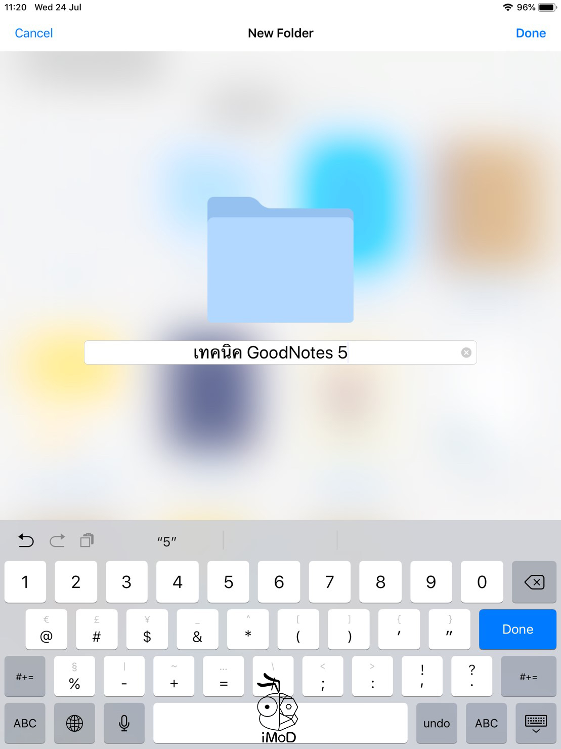 How To Create Folder Goodnotes 3