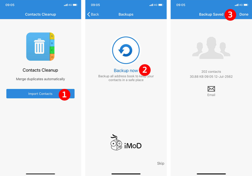 How To Merge Duplicate Contact Iphone By Contact Cleanup App 1