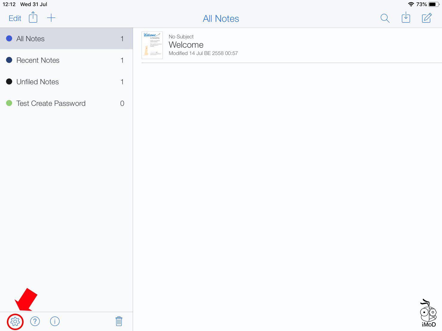 How To Set Password Notability 01