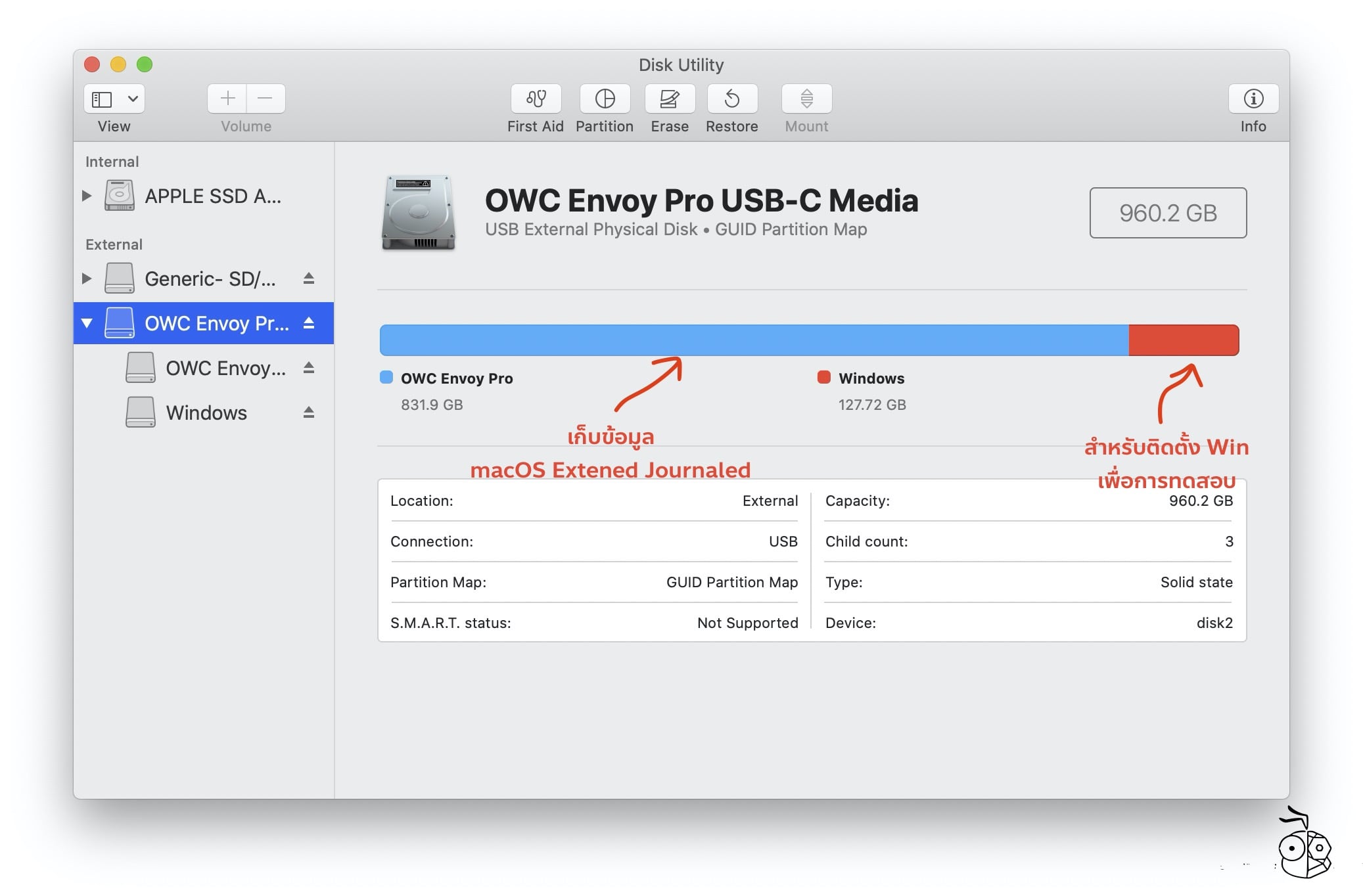 Owc Envoy Pro Ex Partition