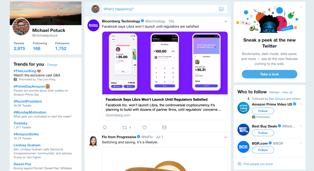 Twitter For Desktop Redesign Dark Mode 1