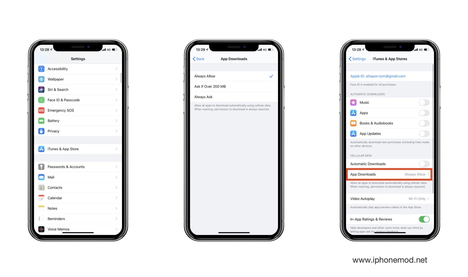 Allowed Ios 13 Download Full Size App Over Cellular