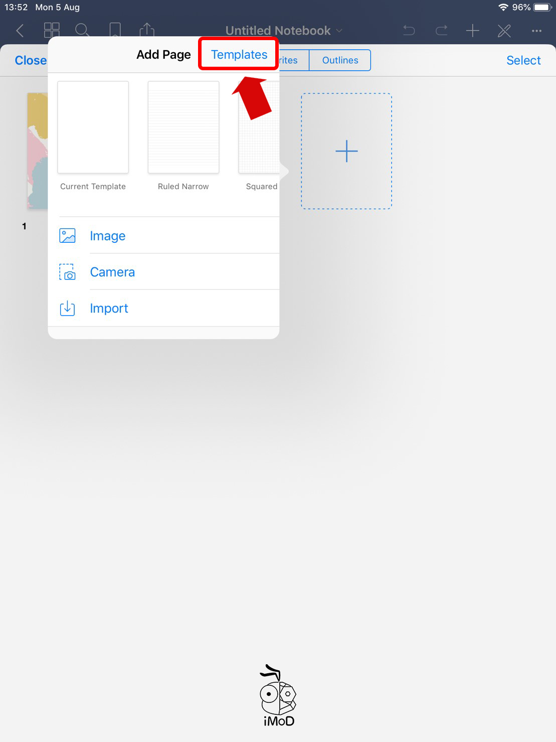How To Change Paper Template Goodnotes 03