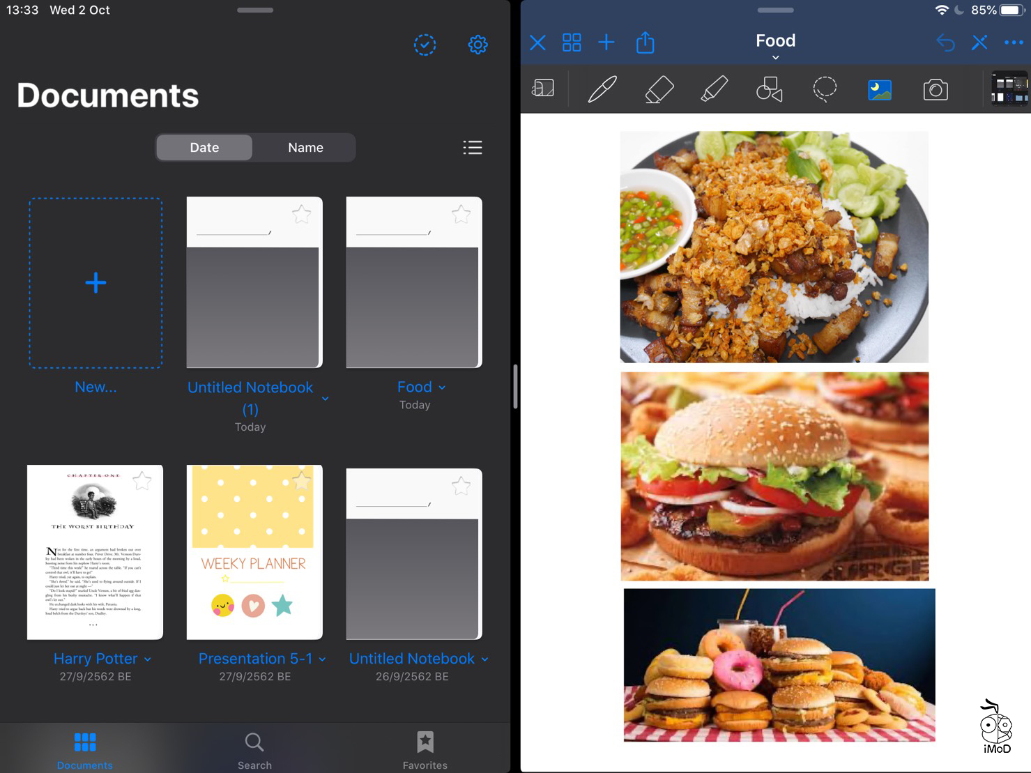 05 Split View Goodnotes 10