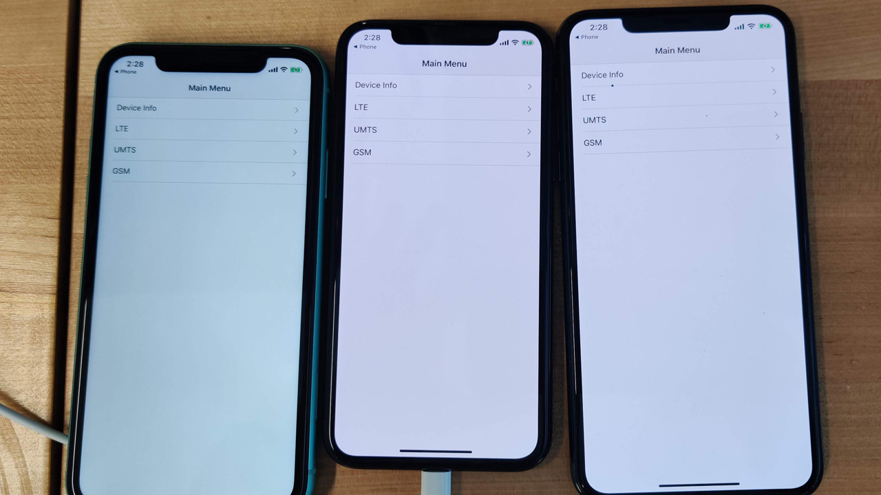 574824 Field Test Screen On The New Iphones