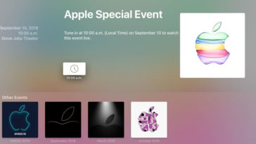 Apple Event Tvos Update For 10 Sept 2019 Event