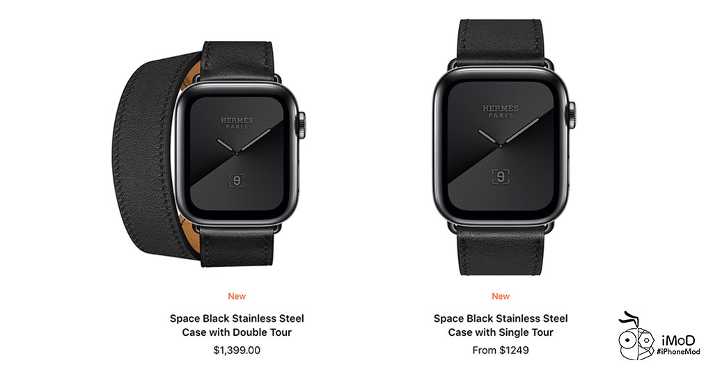 Hemes Space Black And Titanium Apple Watch Series 5 First Time 13