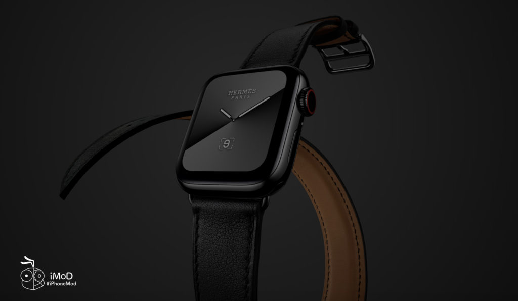 Hemes Space Black And Titanium Apple Watch Series 5 First Time 14