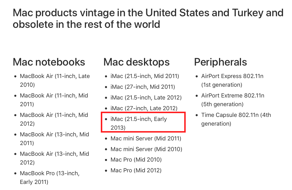 Imac Early 2013 Vintage And Obsolete Img 1