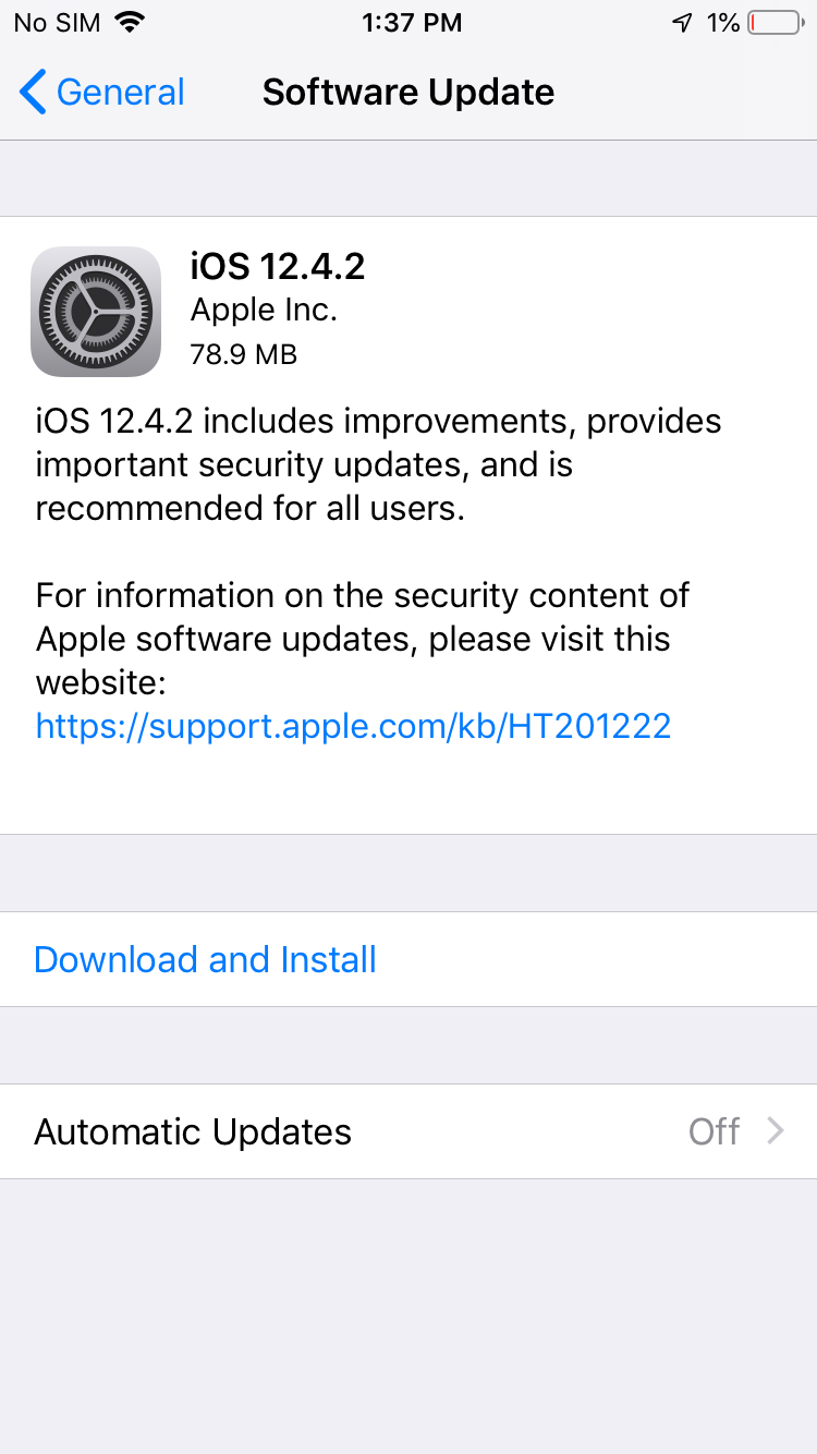 Ios 12 4 2 Released Img 1