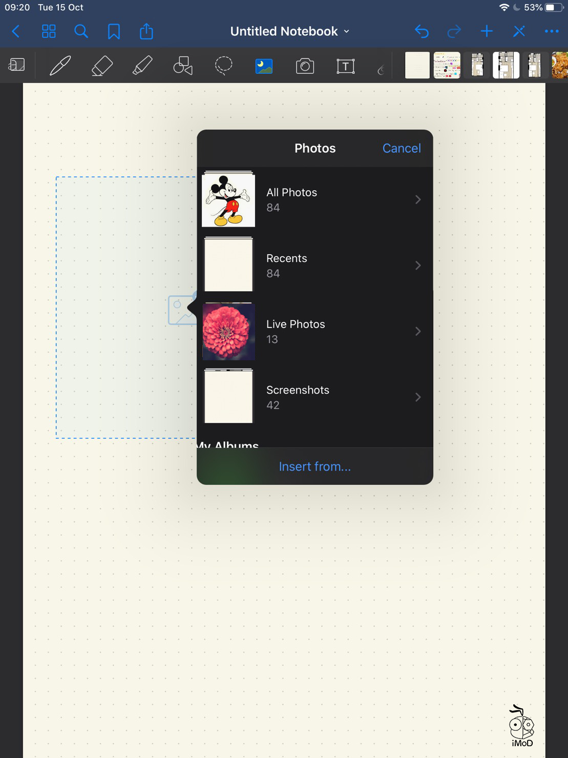 02 How To Quick Import Image Goodnotes 5