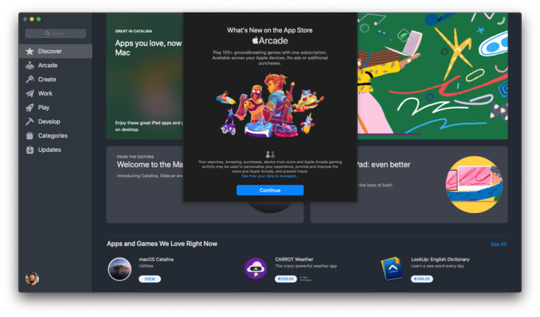 Apple Arcade เปิดให้บริการบน Mac (macOS Catalina) แล้ว