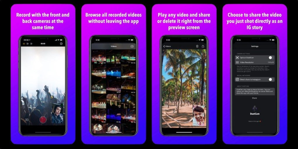 Duetcam New App Support Record Video By 2 Camera 1