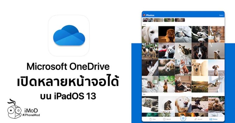 แอป Microsoft OneDrive ปล่อยอัปเดตใหม่ รองรับการเปิดหลายหน้าจอบน iPadOS 13