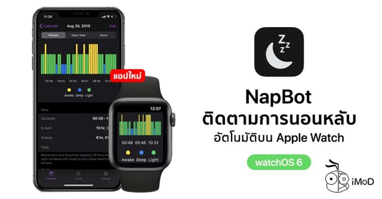 Napbot New Sleep App On Apple Watch Watchos 6