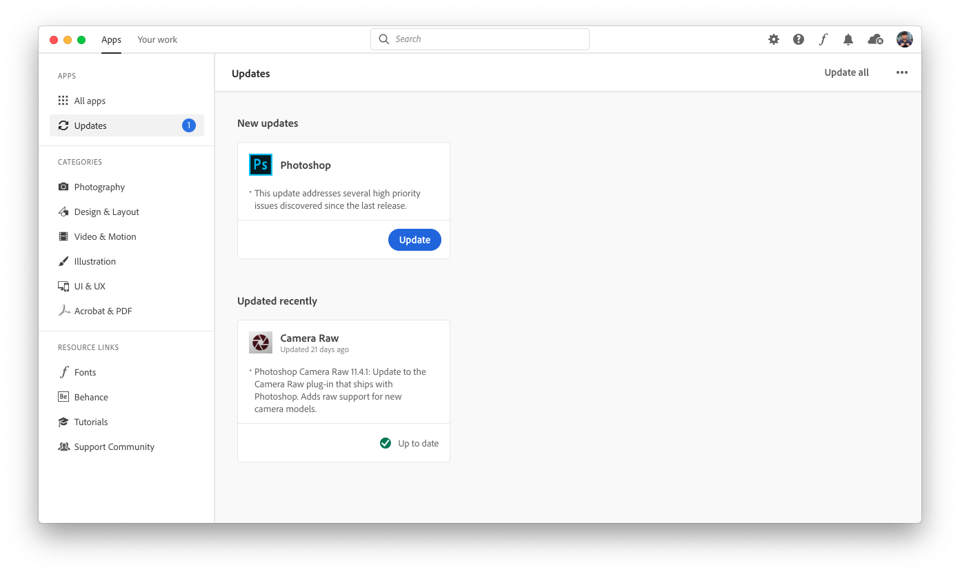 Photoshop 20 0 7 Update Fixed Many Bug Macos Catalina Img 1