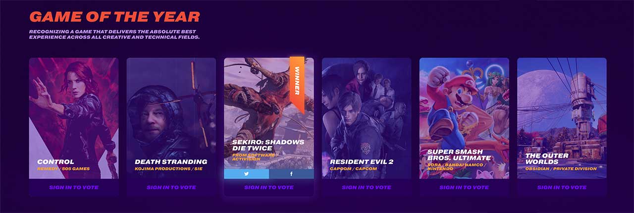 Game Of The Year 2019