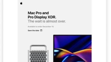Mac Pro First Release 10 Dec 2019