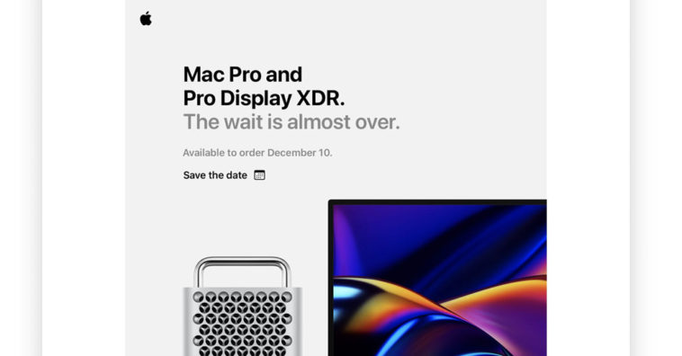 Mac Pro First Release 10 Dec 2019