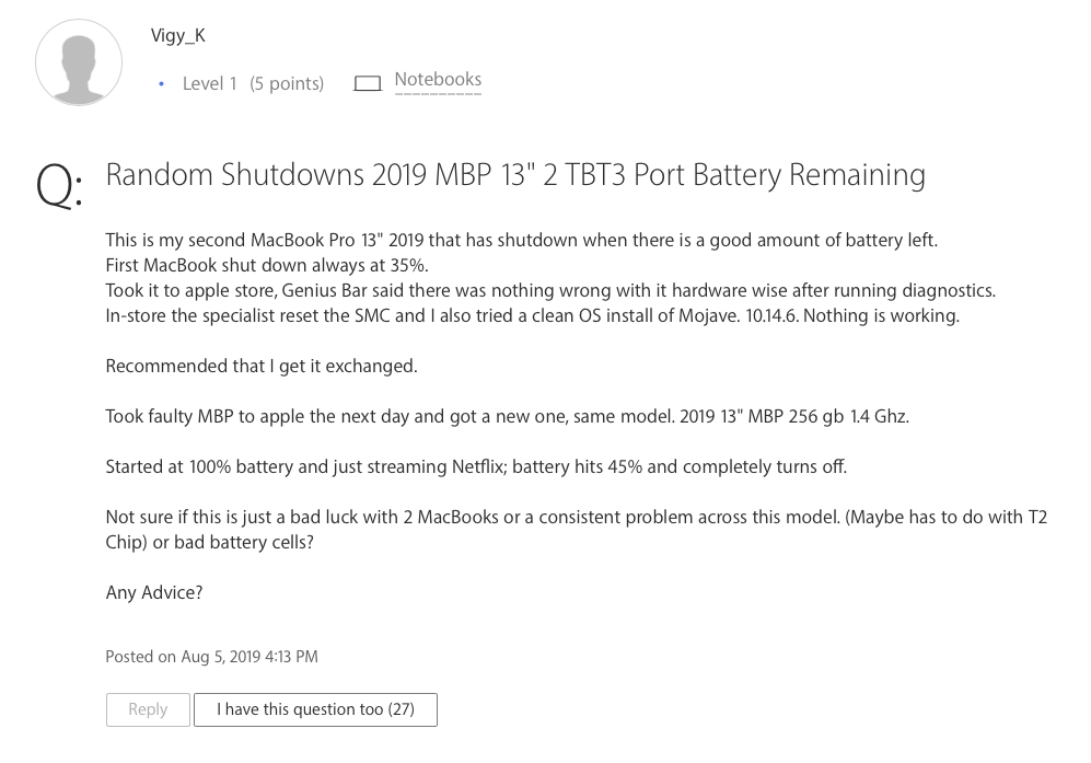Macbook Pro 13 Inch Random Shuttdown Report Img 1