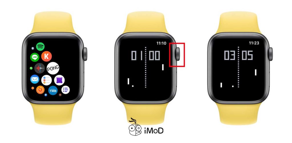 แนะนำเกม PONG เล่นฆ่าเวลาเล่นบน Apple Watch เล่นง่าย เล่นสนุก