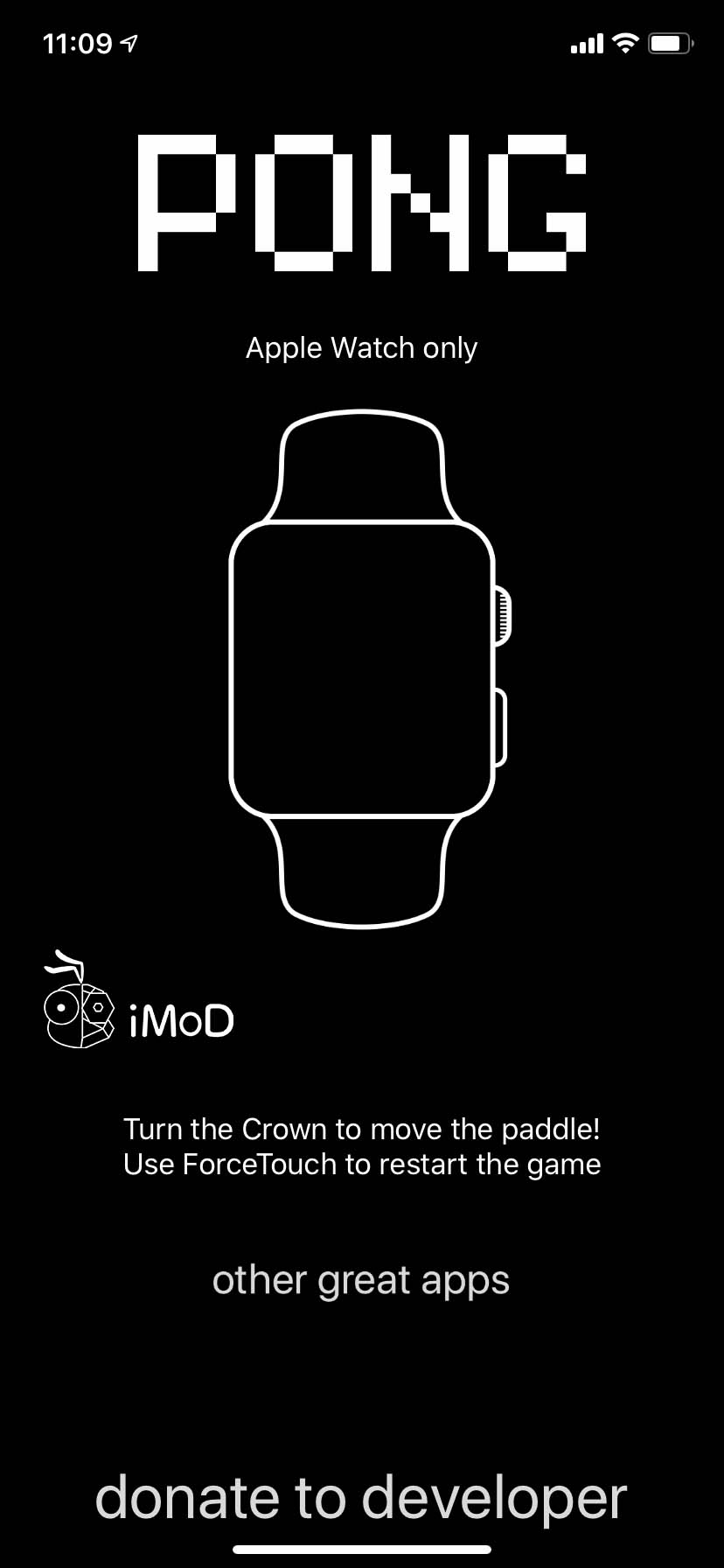 แนะนำเกม PONG เล่นฆ่าเวลาเล่นบน Apple Watch เล่นง่าย เล่นสนุก