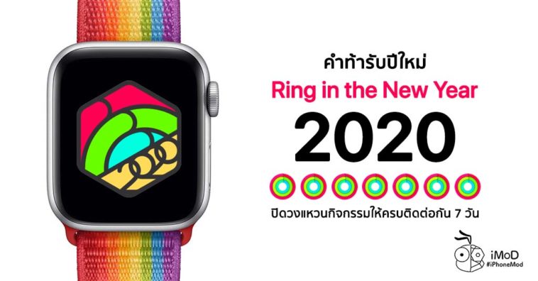 Ring In The New Year 2020 Challenge Apple Watch