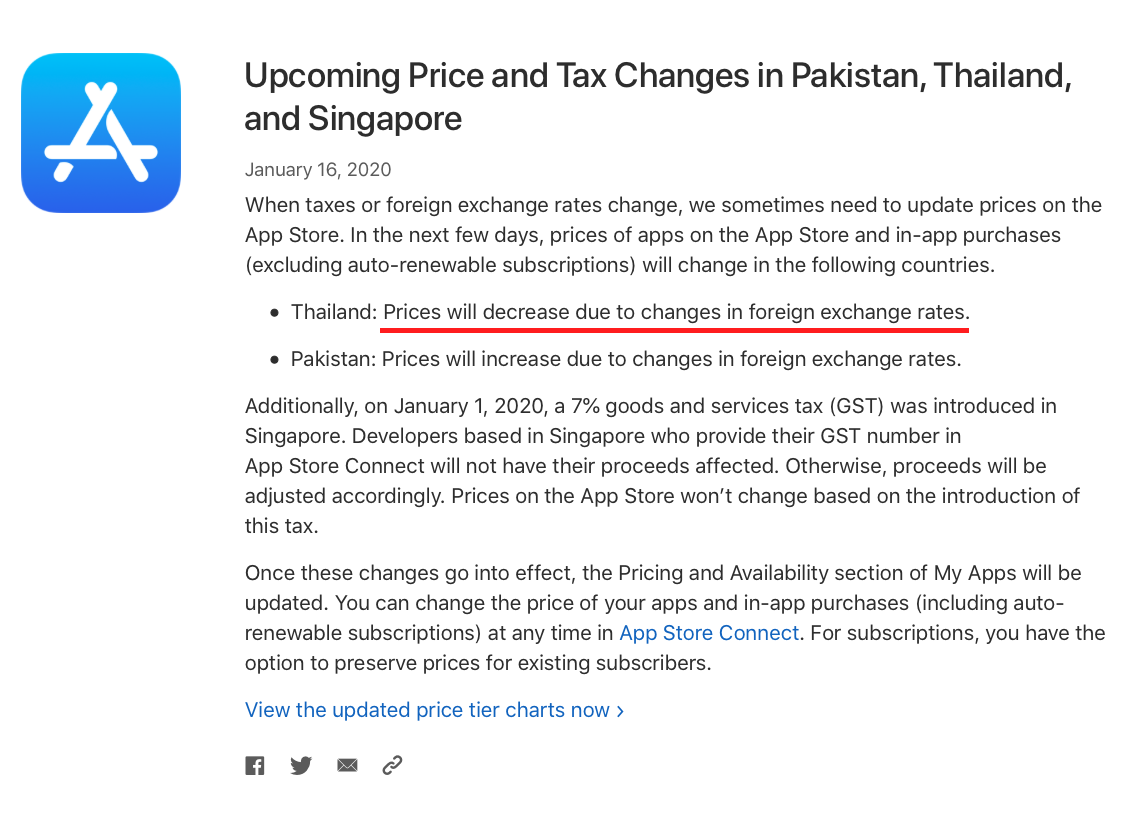 Apple Announces App Store Price And Tax Changes For Thailand Img 1