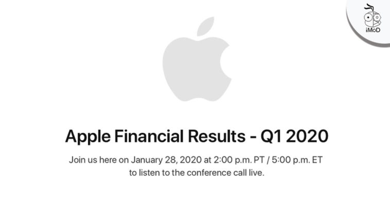 Apple Earnings Release Q1 2020 Date