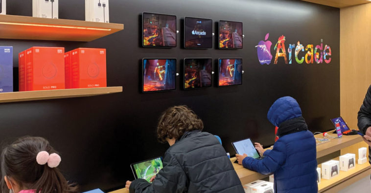 Apple Store Redesign Promote Apple Arcade