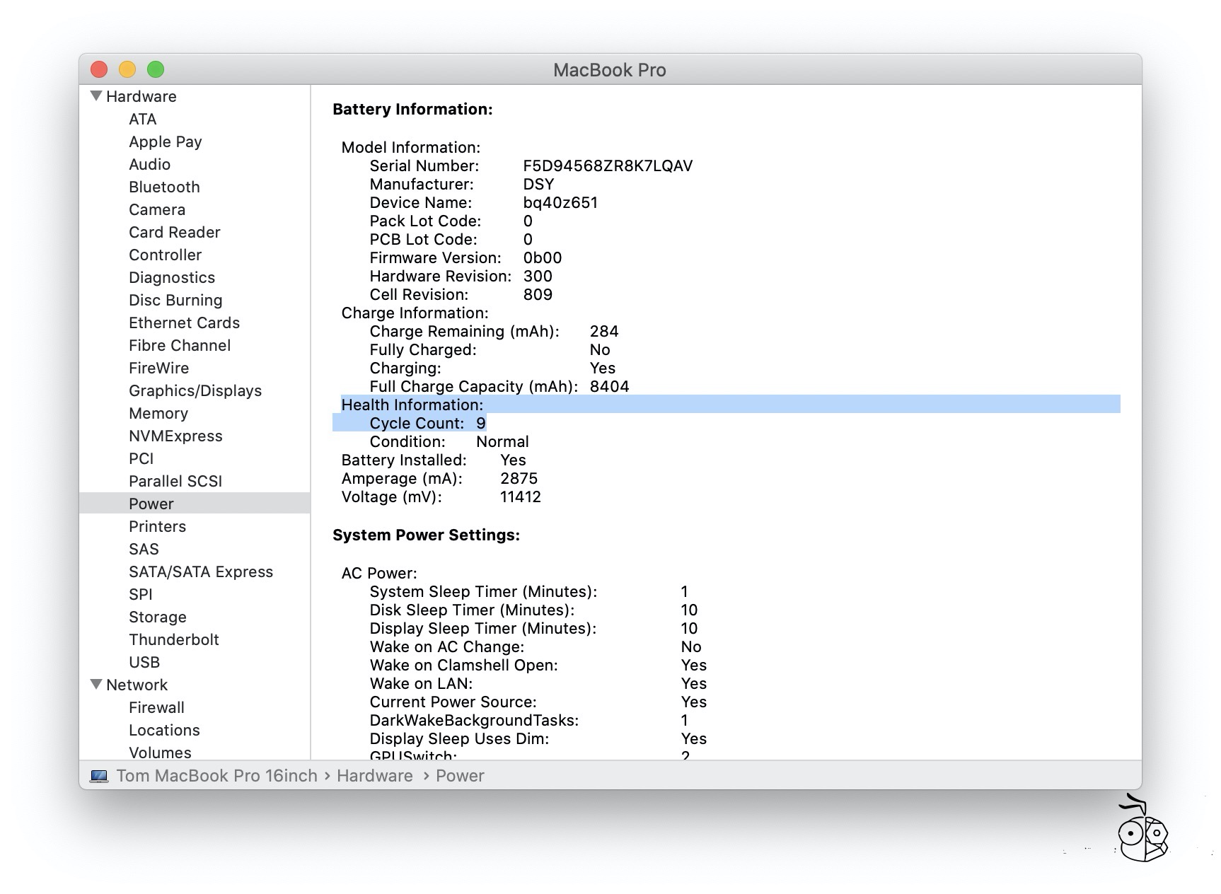 Checking Battery Cycle Count Macbook