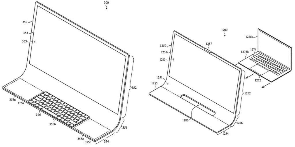 Imac Slab Of Glass Patent 1