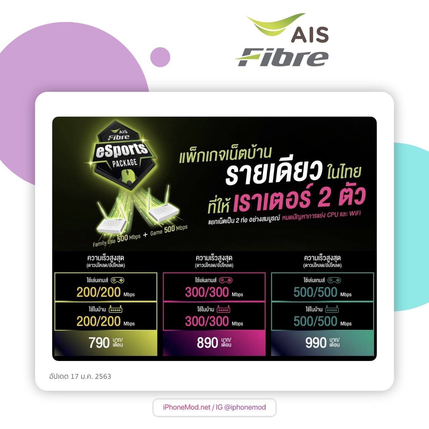 เทียบราคา Fiber Internet 17 Jan 2020.007