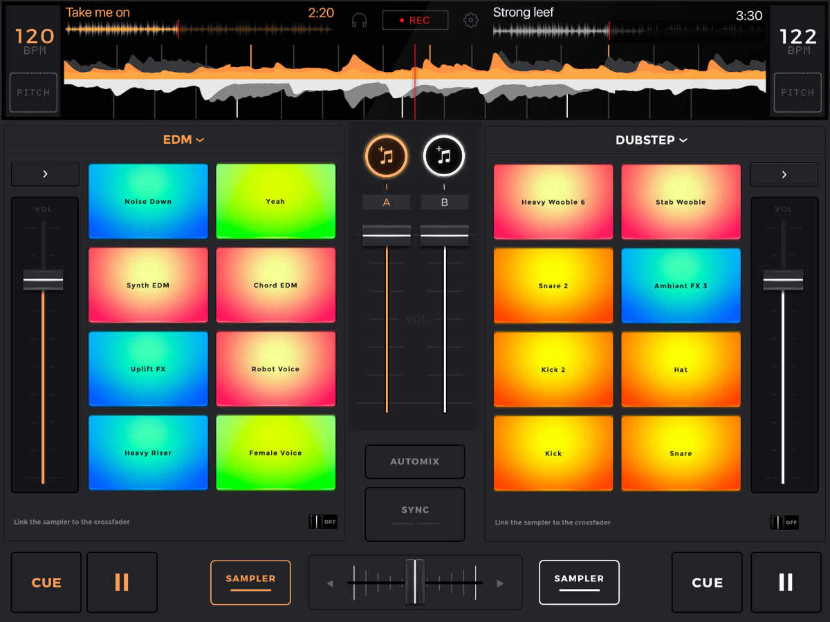 App Edjing Mix Ipad4