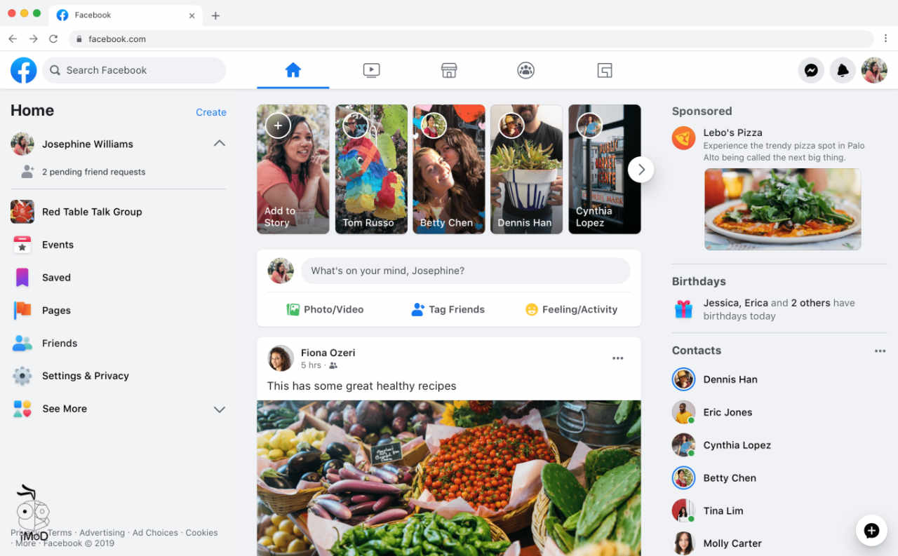 Facebook Website New Update 1