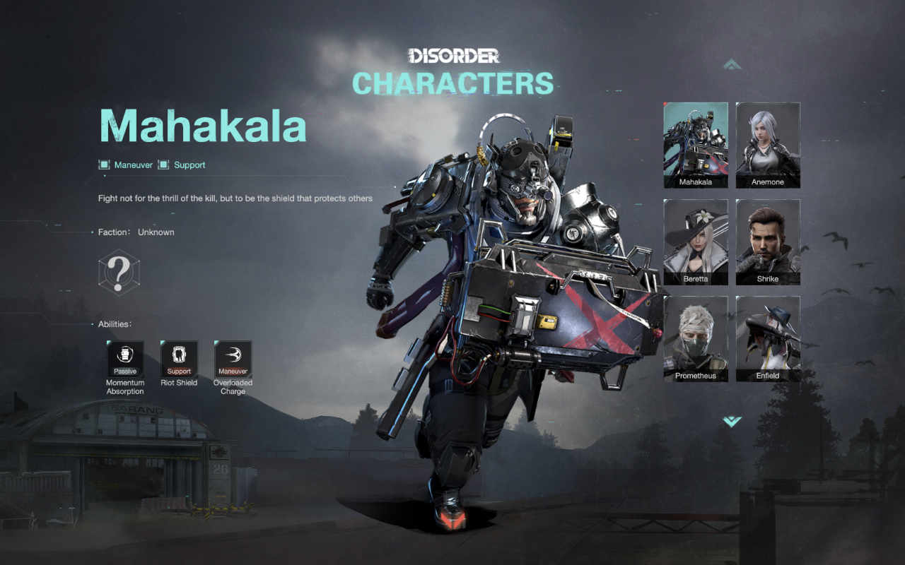 Game Disorder Characters